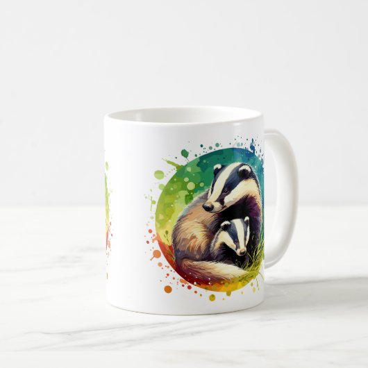 Abzeichen mit Kübel Kaffeetasse (VorderseiteRechts)