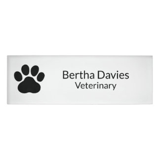 Abzeichen mit personalisierter Bezeichnung, Name-P Namenschild