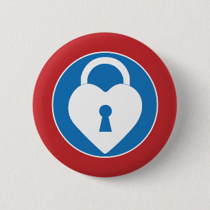 Abzeichen mit vertraulicher Schaltfläche (Medium, Button