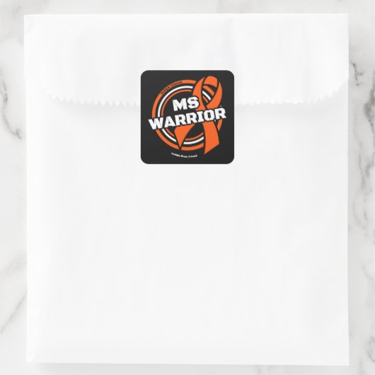 Abzeichen...MS Square Sticker (Tasche)