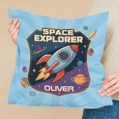 Abzeichen niedlich Space Explorer Kissen