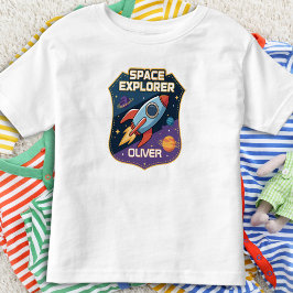 Abzeichen niedlich Space Explorer Kleinkind T-shirt