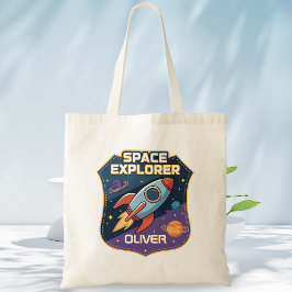 Abzeichen niedlich Space Explorer Tragetasche