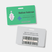 Abzeichen online kaufen - Baseball.Good.Custom.Col Ausweis (Vorder- & Rückseite)