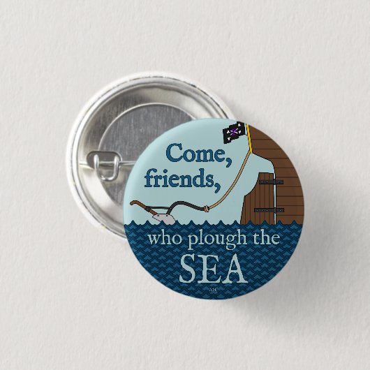 Abzeichen pflügen button (Vorne & Hinten)