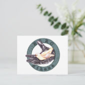 Abzeichen-Postkarte NARC-Athena Postkarte (Stehend Vorderseite)