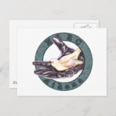 Abzeichen-Postkarte NARC-Athena Postkarte (Vorne/Hinten)