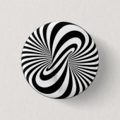 Abzeichen - Psychedelische Kunst B/W Button (Vorderseite)