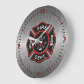 Abzeichen Red Große Wanduhr (Winkel)