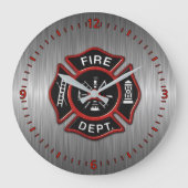 Abzeichen Red Große Wanduhr (Vorderseite)