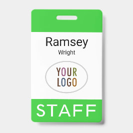 Abzeichen Reel Clip Lanyard Lime Green Staff ID Na Ausweis