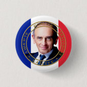 Abzeichen Rond 2,50 cm Zemmour Präsident Button (Vorderseite)