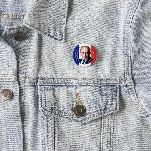 Abzeichen Rond 2,50 cm Zemmour Präsident Button (Beispiel)