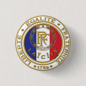 Abzeichen rond, Républicain laïc Button (Vorderseite)