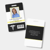 Abzeichen-Scanner-Code des Fotos Ausweis (Vorder- & Rückseite)