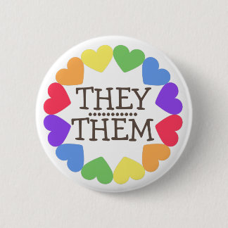 ABZEICHEN-Schaltfläche "PRIDE PRONOUN" Button