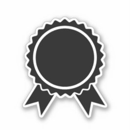 Abzeichen schwarz, kundenspezifisch geschnitten Vi Aufkleber