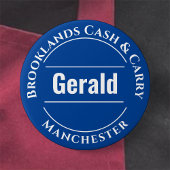 Abzeichen Shop-Mitarbeiter oder Shop-Mitarbeiter Button