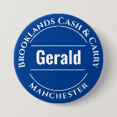 Abzeichen Shop-Mitarbeiter oder Shop-Mitarbeiter Button (Vorderseite)