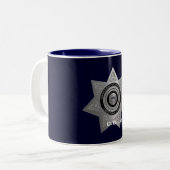 Abzeichen SILVER-Kaffee-Tasse des Anweisungsbefugt Zweifarbige Tasse (Vorderseite Links)