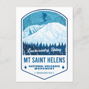 Abzeichen St. Helens Postkarte