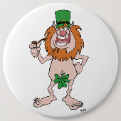Abzeichen St Patrick Leprechaun Button (Vorderseite)
