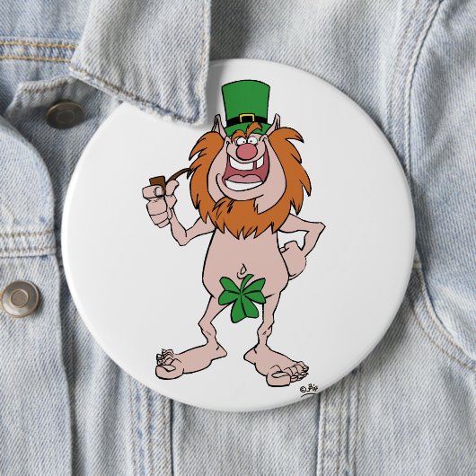 Abzeichen St Patrick Leprechaun Button (Beispiel)