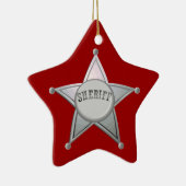 Abzeichen Star Officer Design für kundenspezifisch Keramik Ornament (Rechts)