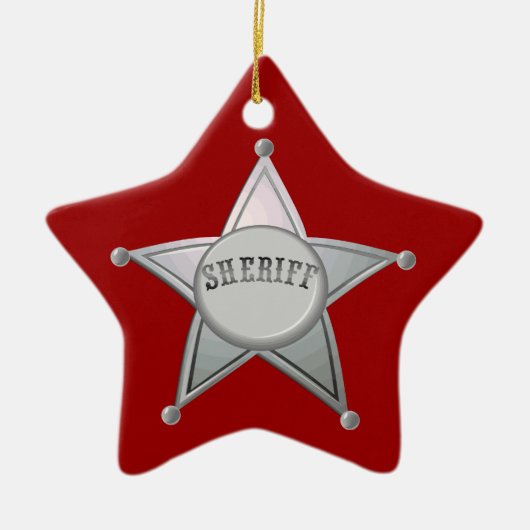 Abzeichen Star Officer Design für kundenspezifisch Keramik Ornament (Vorne)