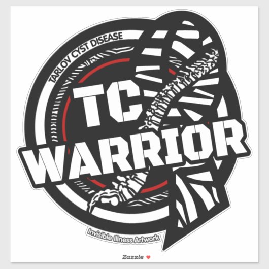 Abzeichen... Tarlov-Zyste Aufkleber (Blatt)