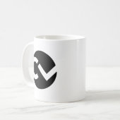 Abzeichen-Tasse Lebenslaufs 00s Kaffeetasse (Vorderseite Links)