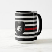 Abzeichen # Thin Red Line Flag Tasse (VorderseiteRechts)