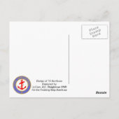 Abzeichen TS Arethusa Postkarte (Rückseite)