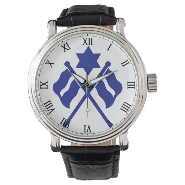 Abzeichen-Uhr Armbanduhr (Vorderseite)