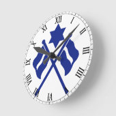 Abzeichen-Uhr Runde Wanduhr (Winkel)