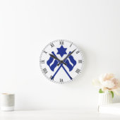 Abzeichen-Uhr Runde Wanduhr (Zuhause)