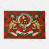 Abzeichen und Tartan des Clans Adair Fußmatte (Vorderseite)