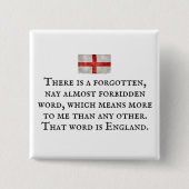 Abzeichen - Union Jack Flag mit patriotischem Slog Button (Vorderseite)