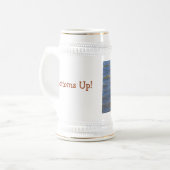 Abzeichen Up Beer Stein Bierglas (Vorderseite Links)