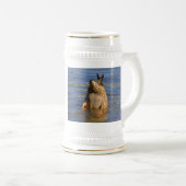 Abzeichen Up Beer Stein Bierglas (VorderseiteRechts)
