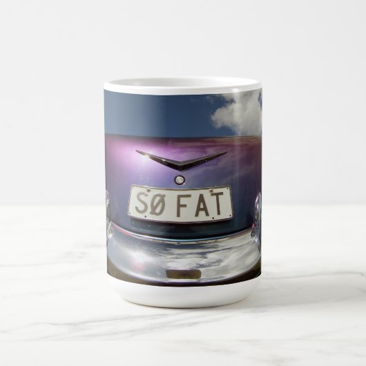 Abzeichen Up SO FAT Rücken Ende klassischer Weitwi Kaffeetasse (Mittel)