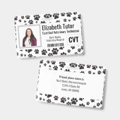 Abzeichen Veterinäreinrichtung Ausweis (Vorder- & Rückseite)