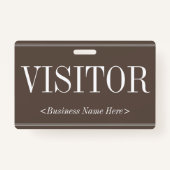 Abzeichen "VISITOR" Ausweis (Vorderseite)