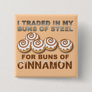 Abzeichen von Cinnamon Funny Button