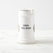 Abzeichen von HMS Nelson Bierglas (Mittel)