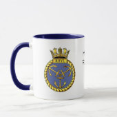 Abzeichen von HMS Rhyl Tasse (Links)