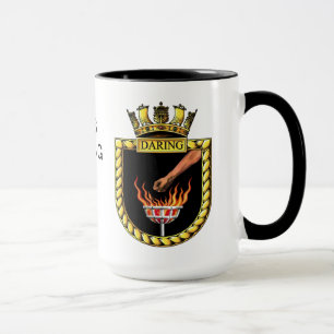 Abzeichen von HMS Trauen Tasse