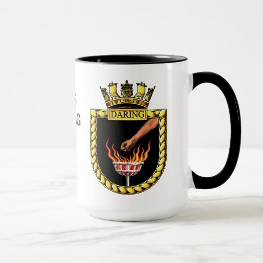Abzeichen von HMS Trauen Tasse (Rechts)