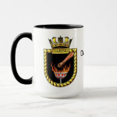 Abzeichen von HMS Trauen Tasse (Links)
