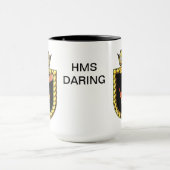 Abzeichen von HMS Trauen Tasse (Zentrum)